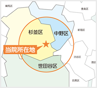 診療可能エリア地図